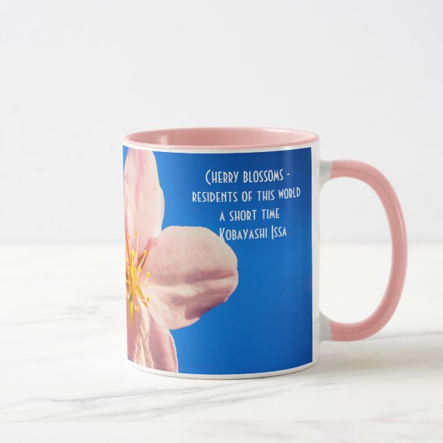 Caneca Flor de Cerejeira Japonesa Sakura (Direita)