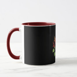 Caneca Flor de Jardim - Salvia Escarlate