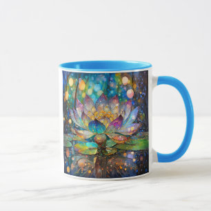 Caneca Flor de Lótus Iluminada em Flor