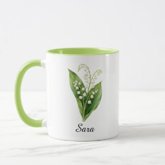 Caneca Flor de Maio Lírio-do-Vale