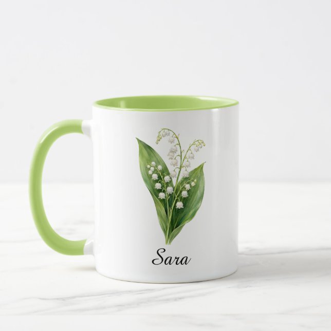 Caneca Flor de Maio Lírio-do-Vale (Esquerda)