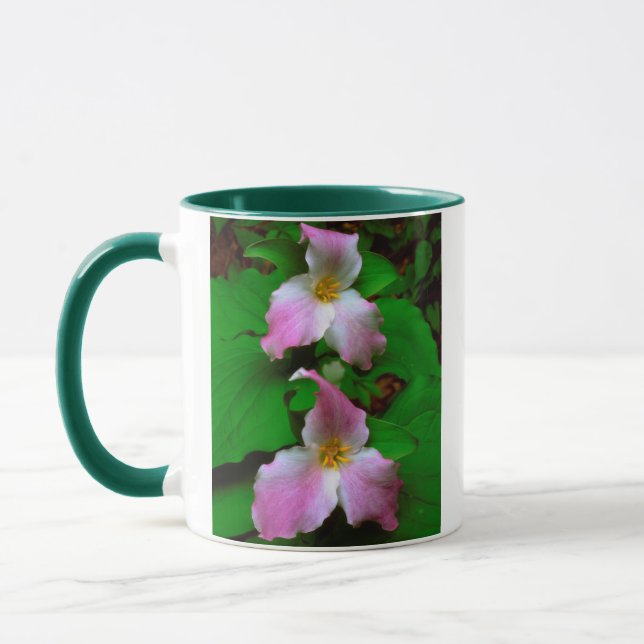 Caneca Flor de Trillium (Esquerda)