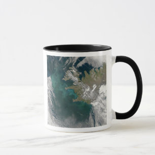 Caneca Flor do fitoplâncton no Oceano Atlântico norte