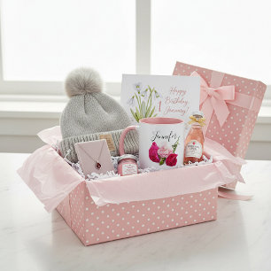 Caneca Flor do mês de nascimento - janeiro personalizado