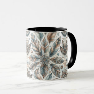 Caneca Flor Emplumada