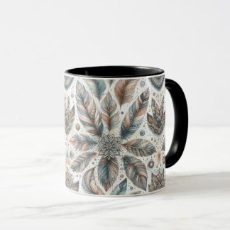 Caneca Flor Emplumada