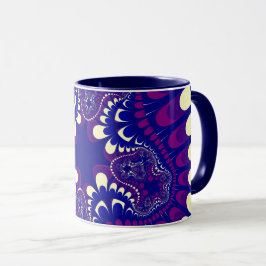 Caneca Flor Glória da Manhã Roxa