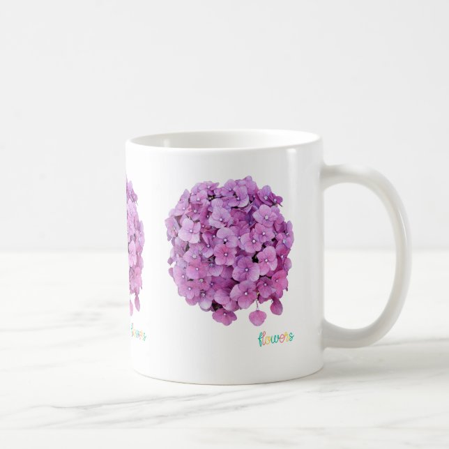 Caneca Flor Hortência (Direita)