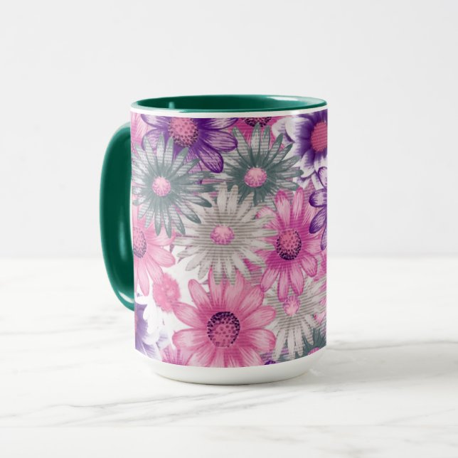 Caneca Flor Mug (Frente Esquerda)