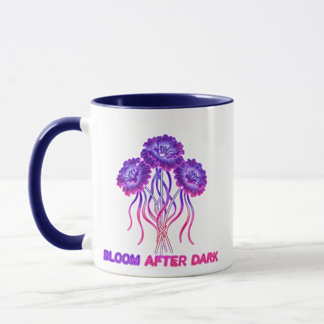 Caneca Flor Neon Bloom After Dark (Esquerda)