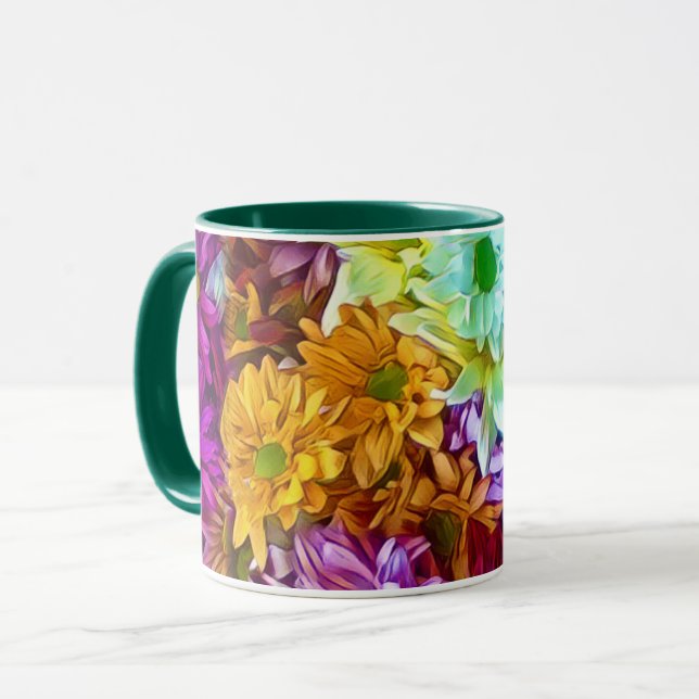 Caneca Flor no outono (Frente Esquerda)