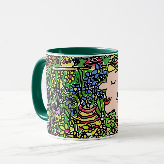 Caneca Flor ou florista (Frente Esquerda)