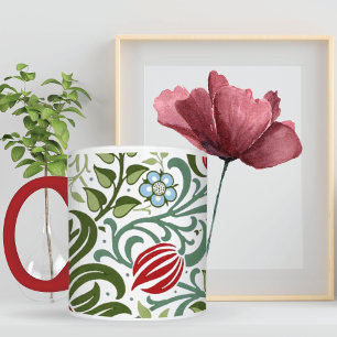 Caneca Flor Persa John Henry Dearle