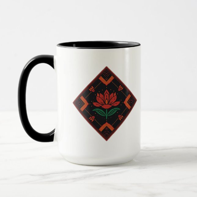 Caneca Flor Phulkari (Esquerda)