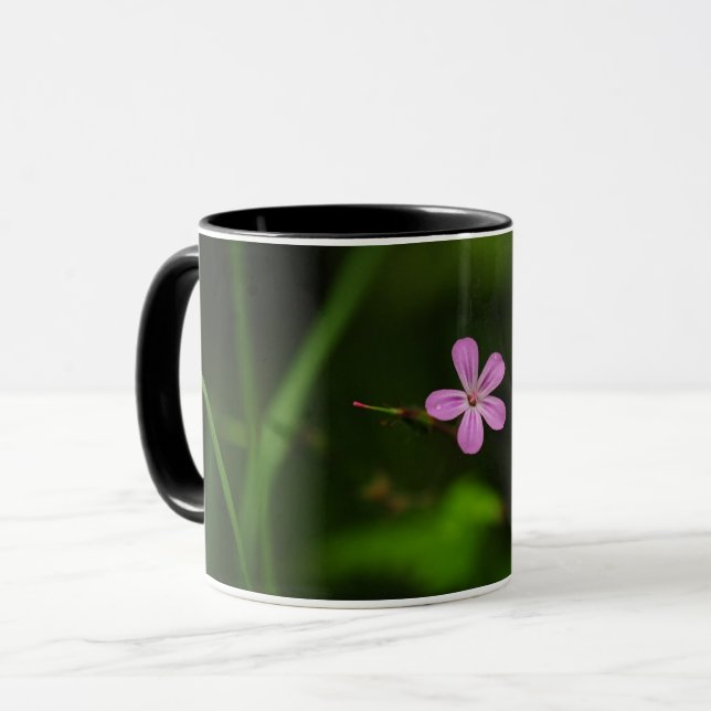Caneca Flor Rosa (Frente Esquerda)