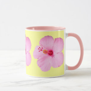 Caneca Flor Tropical de Hibiscus Rosa