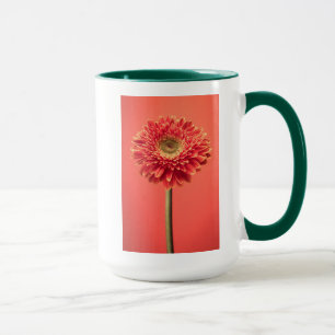 Caneca Flor vermelha da margarida do Gerbera de Barberton