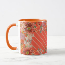 Caneca Florais rústicos elegantes