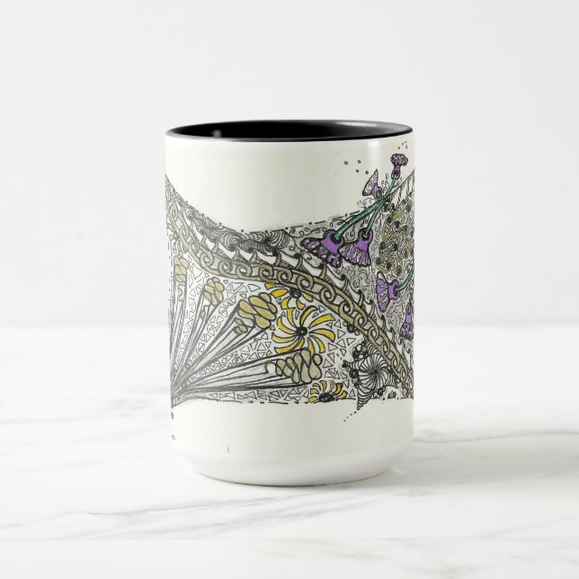 Caneca floral (Centro)