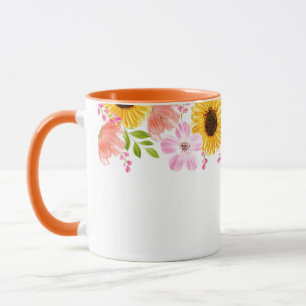 Caneca Floral