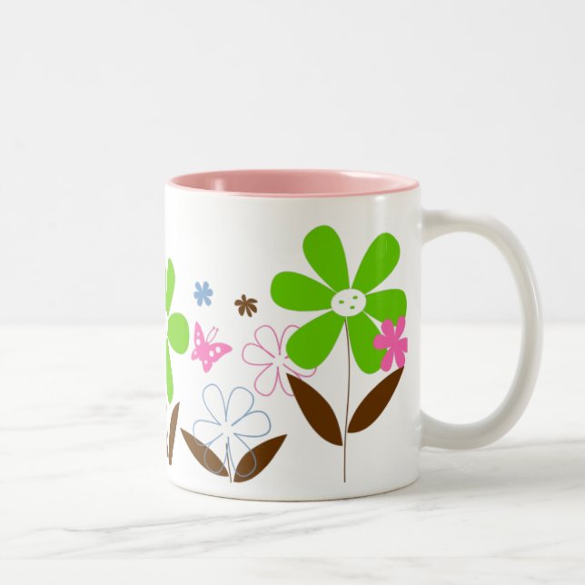 Caneca floral (Direita)