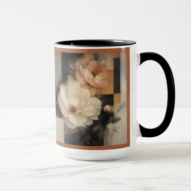 Caneca "Floral Abstrato" (Direita)