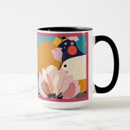 Caneca "Floral Abstrato"