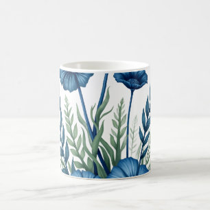 Caneca Floral Botânica para Amantes de Café e Chá