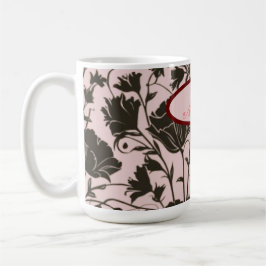 Caneca Floral Branca para Dia de as mães