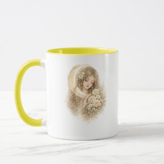 Caneca Floral Garota Flor de Luar (Esquerda)