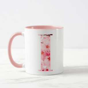 Caneca Floral Inicial I   Nome & Características P