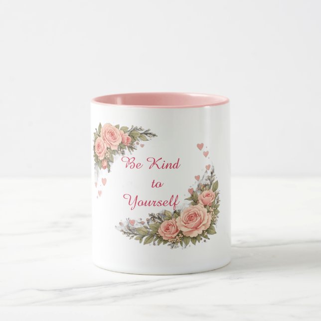 Caneca Floral Inspiradora (Centro)