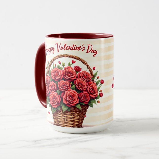 Caneca Floral Luxury Beautiful Love Trendy Collection (Frente Esquerda)