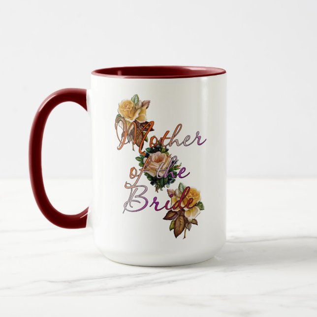 Caneca Floral Mãe Da Noiva (Esquerda)