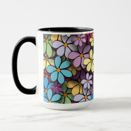 Caneca Floral Mulicolor