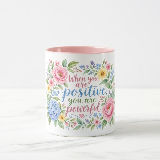 Caneca Floral Positividade (Centro)