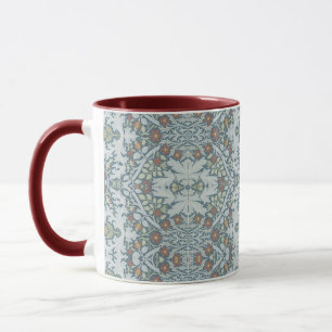 Caneca Floral red Vintage William Morris Autumn Flower