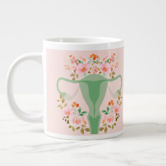 Caneca Floral Uterus- (Sage)