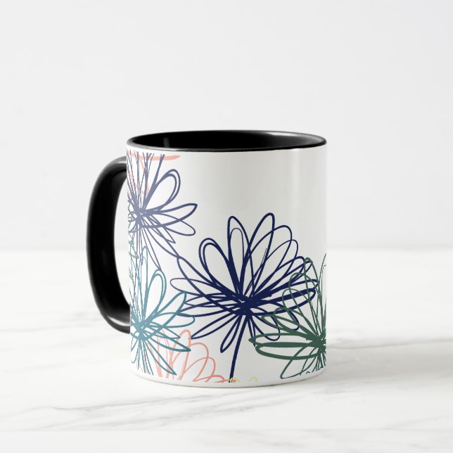 Caneca Flores (Frente Esquerda)