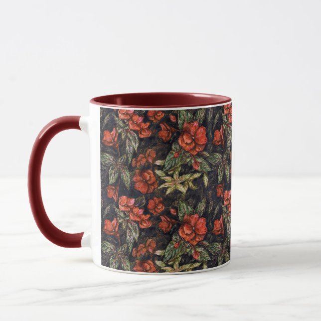 Caneca Flores Antigas de Alexandra Cook aka Linandara (Esquerda)