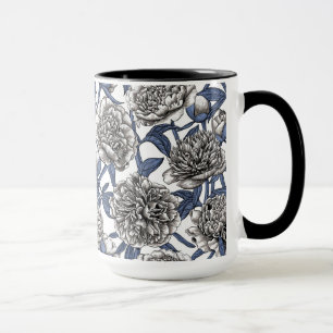 Caneca Flores brancas