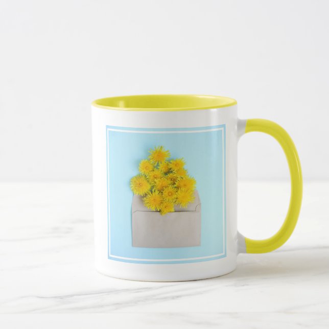 Caneca Flores | Dandelões no envelope (Direita)