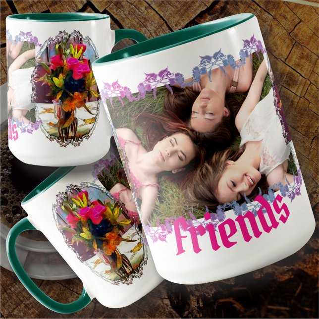 Caneca Flores de Amor e Amigos PM0001 (Criador carregado)