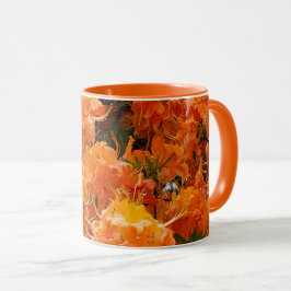 Caneca Flores de Azaléia Flame