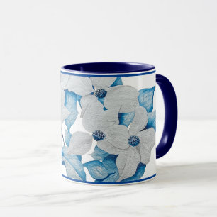 Caneca Flores de Dogwood em uma Mug Combo