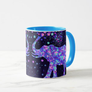 Caneca Flores de Elefante - Adicionar Imagem / Texto / No