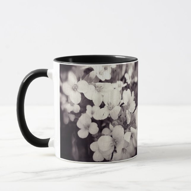 Caneca Flores de lavanda claras (Esquerda)