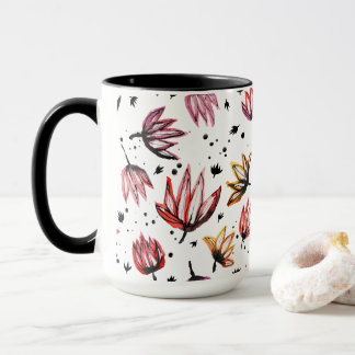 Caneca Flores de Lotus Dançantes Mug