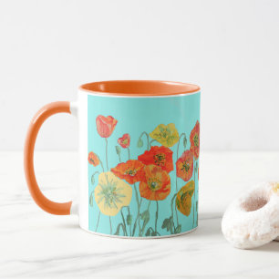 Caneca Flores de Mãe, , Abóbora, Água