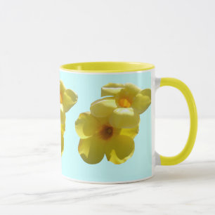 Caneca Flores de Trompetes do ouro I